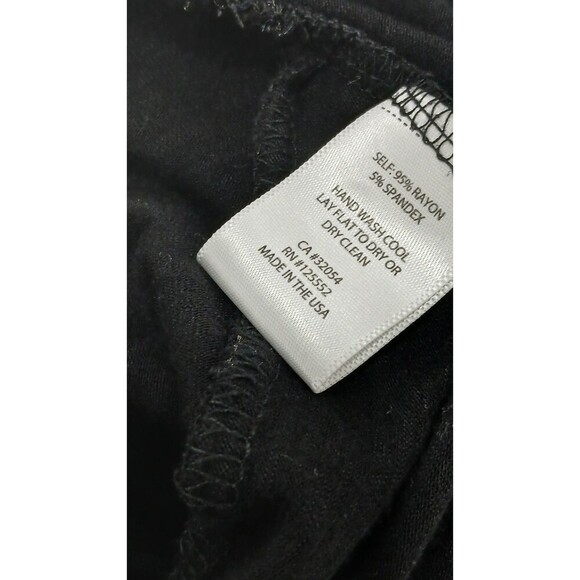 Dolan Women’s XS Black Knot Twist Front Sleeveless Soft Rayon Tank Top - Picture 8 of 8